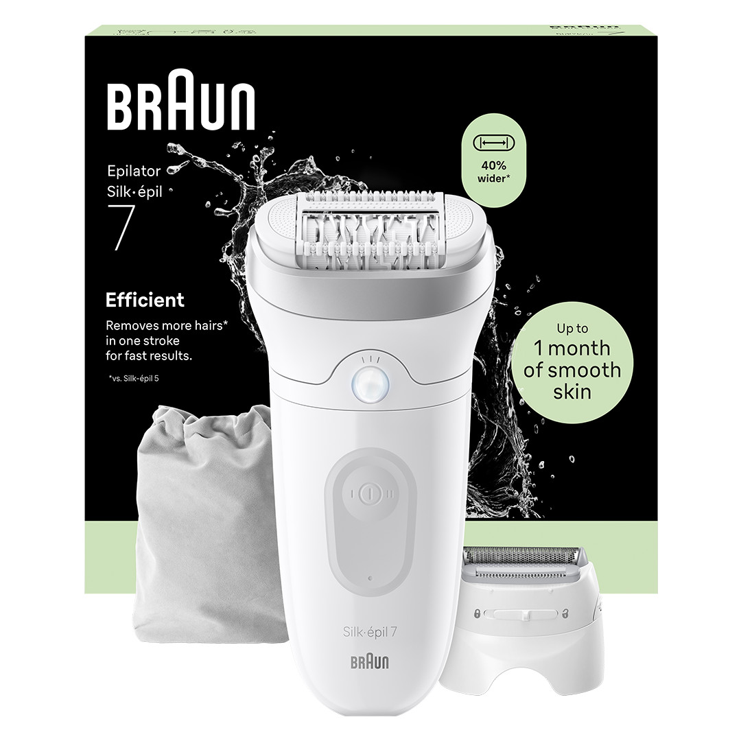 Braun Silk epil 7, белый - Эпилятор