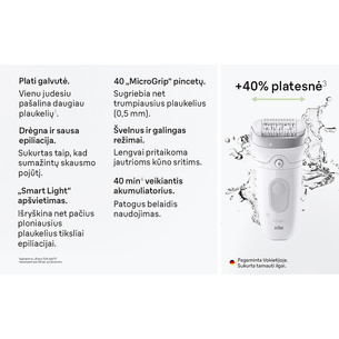 Braun Silk epil 7, белый - Эпилятор