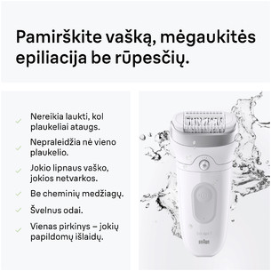 Braun Silk epil 7, белый - Эпилятор
