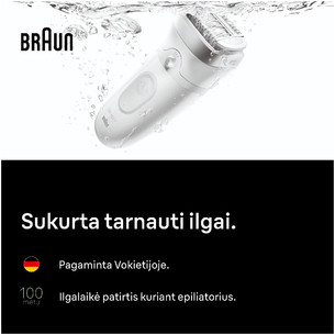 Braun Silk epil 7, белый - Эпилятор
