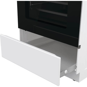 Gorenje, 70 L, plotis 50 cm, balta - Dujinė viryklė su elektrine orkaite
