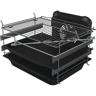 Gorenje, 70 L, plotis 50 cm, balta - Dujinė viryklė su elektrine orkaite
