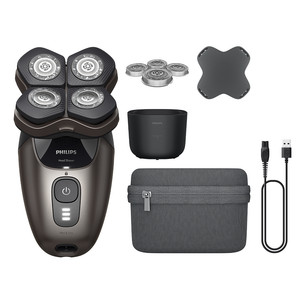 Philips Head Shaver Pro 9000, Wet & Dry, bronze - Head shaver HS9980/16