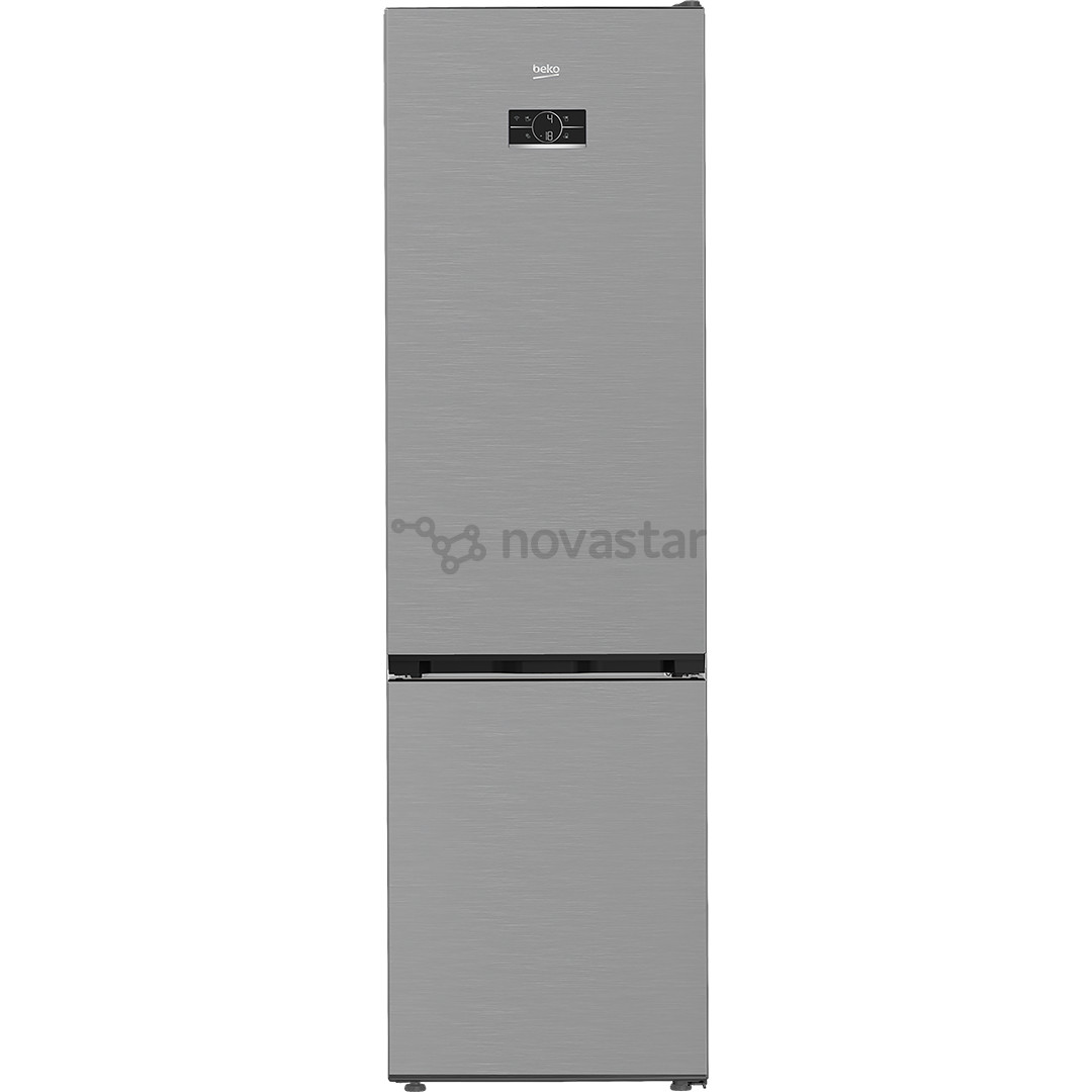 Beko, NoFrost, 415 L, aukštis 204 cm, pilkas - Šaldytuvas B5RCNA416HXBW