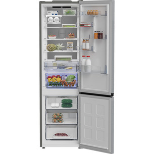 Beko, NoFrost, 415 L, aukštis 204 cm, pilkas - Šaldytuvas