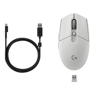 Logitech G305 X Superlight, balta - Belaidė pelė
