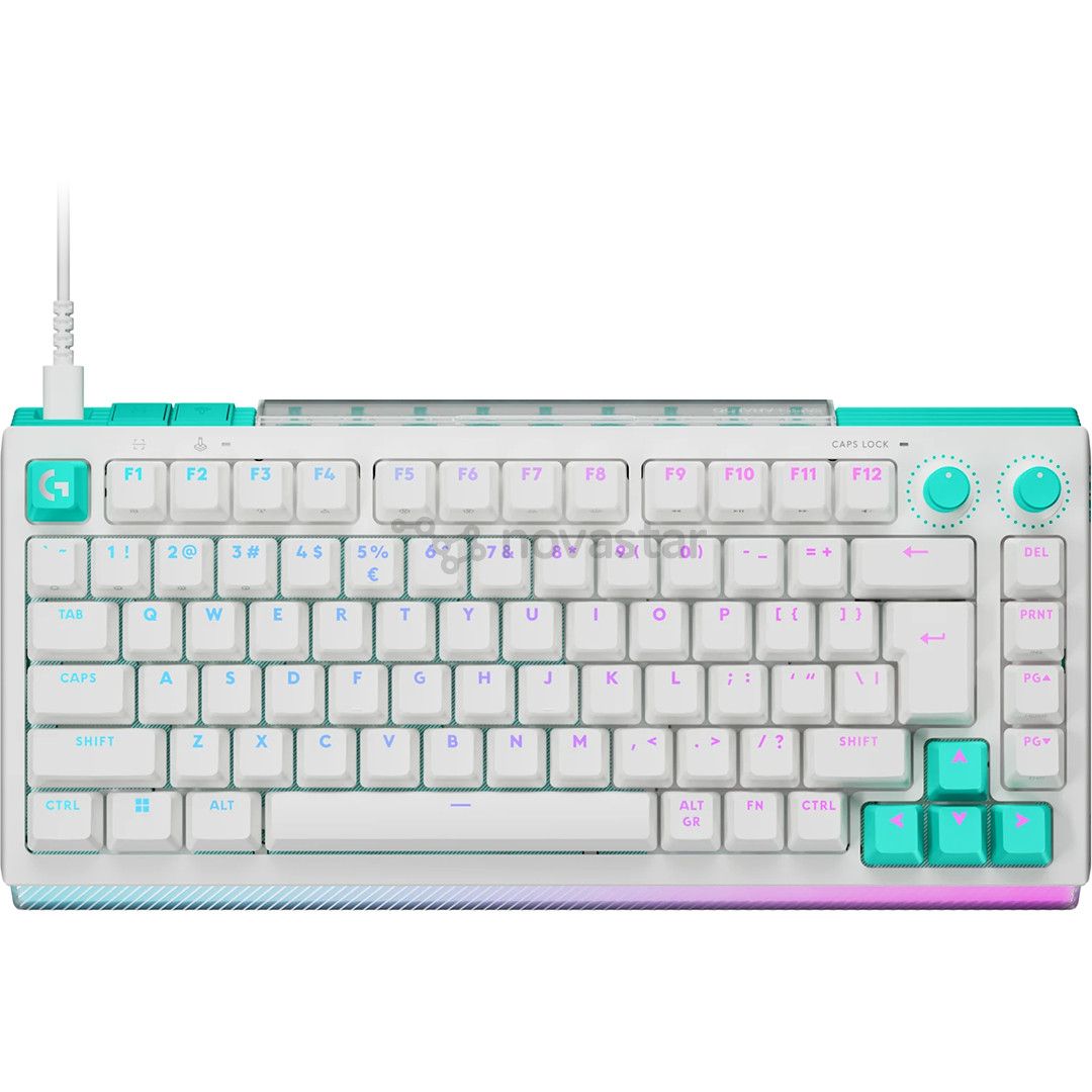 Logitech G512 X 75, Tactile, US, balta - Klaviatūra