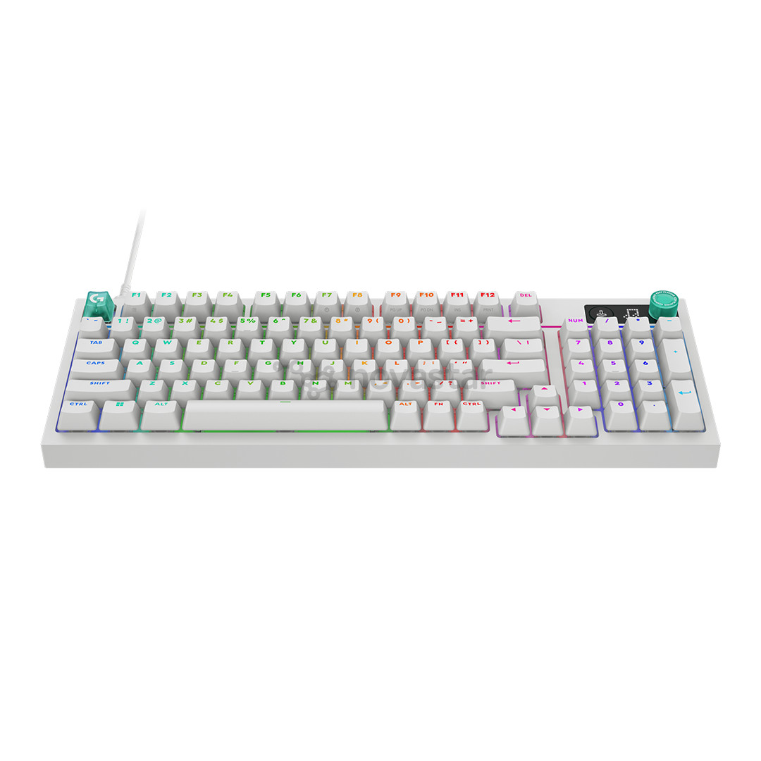 Logitech G316 X 98, Tactile, US, white - Keyboard