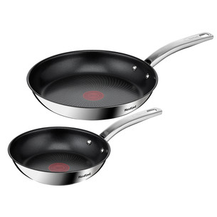 Tefal Intuition, 20/26 cm, 2 dalių, nerūdijančio plieno - Keptuvių rinkinys