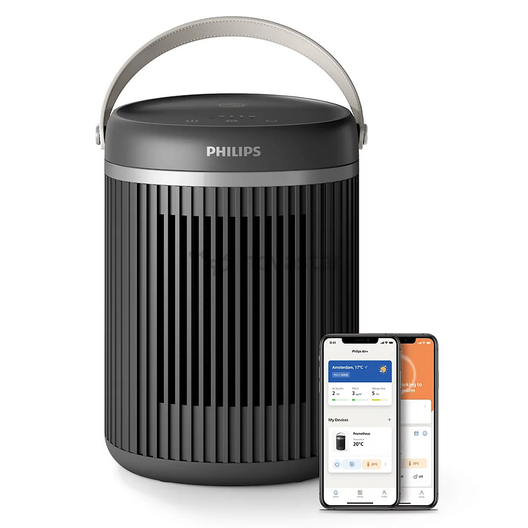 Philips 3000 Series, 2000 W, tamsiai pilkas - Keramikinis šildytuvas