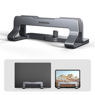 Axagon STND-VG, 10''- 17,3'', gray - Notebook stand