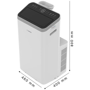 Bosch Cool 5100, 3400 W, baltas - Nešiojamas oro kondicionierius