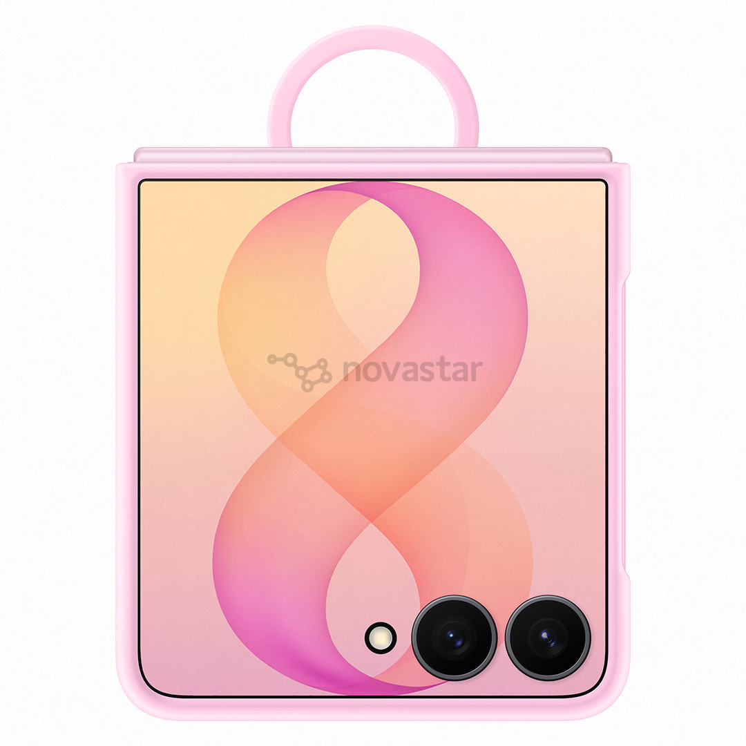 Samsung Silicone Ring Magnet Case, Galaxy Flip8, pink - Case