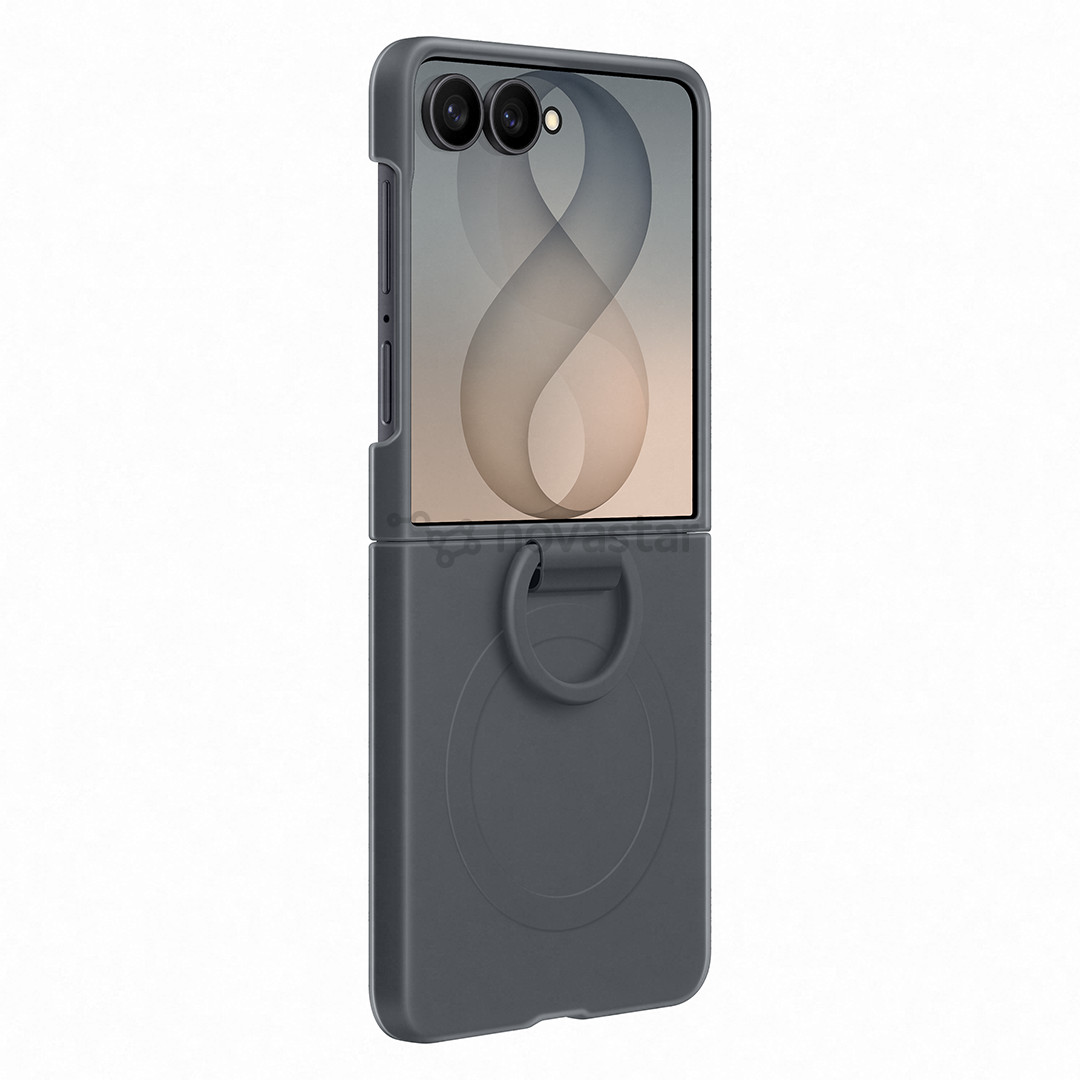 Samsung Silicone Ring Magnet Case, Galaxy Flip8, graphite - Case