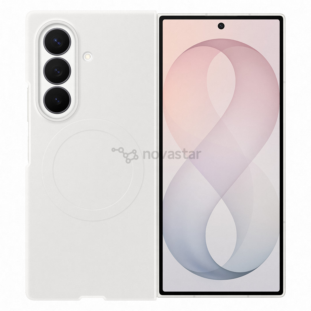 Samsung Silicone Magnet Case, Galaxy Fold8 Ultra, cream - Case