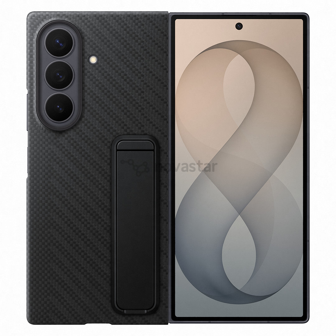 Samsung Carbon Standing Case, Galaxy Fold8 Ultra, black - Case