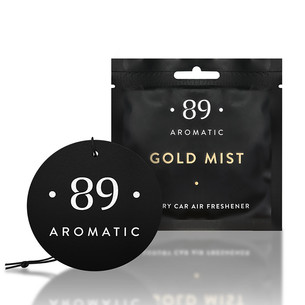 Aromatic89 Gold mist - Hanging paper air freshener