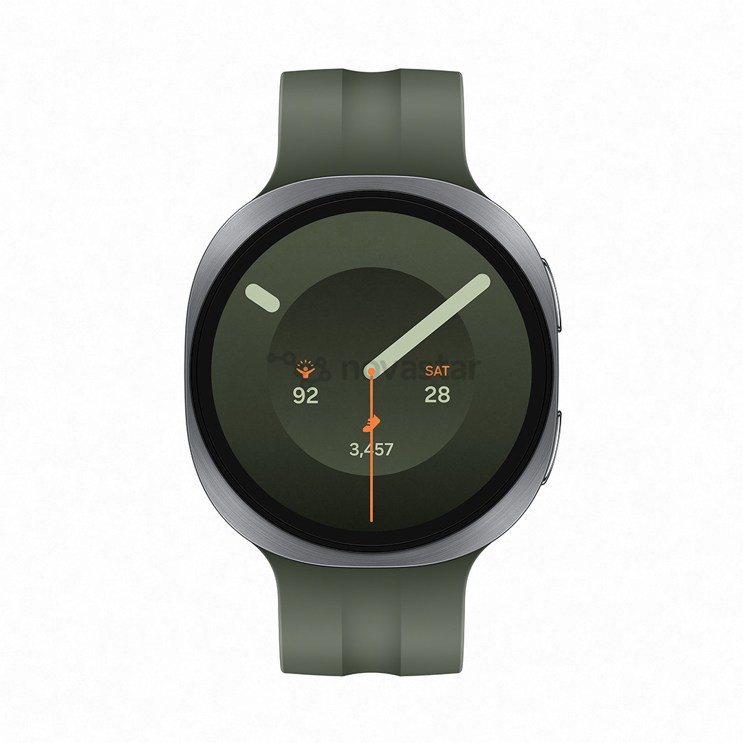 Samsung Galaxy Watch9, 44 mm, BT, silver/green - Smartwatch SM-L350NZSAEUE
