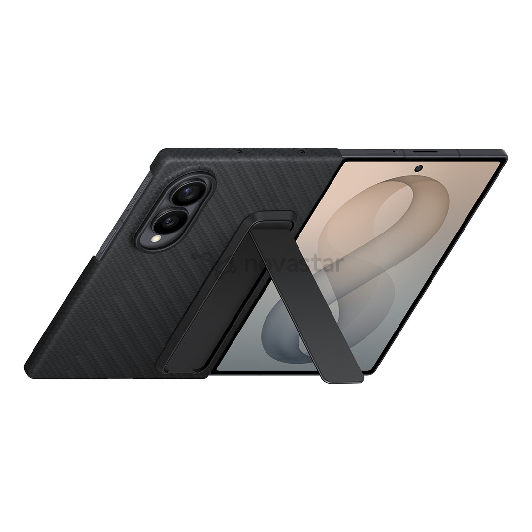 Samsung Carbon Standing Case, Galaxy Fold8, black - Case