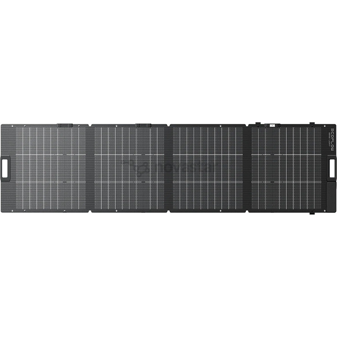 EcoFlow Solar Panel, 220 W, juoda - Nešiojama saulės baterija