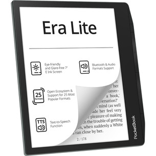 PocketBook Era Lite, 7'', 16 GB, juoda/žalia - Elektroninė skaityklė
