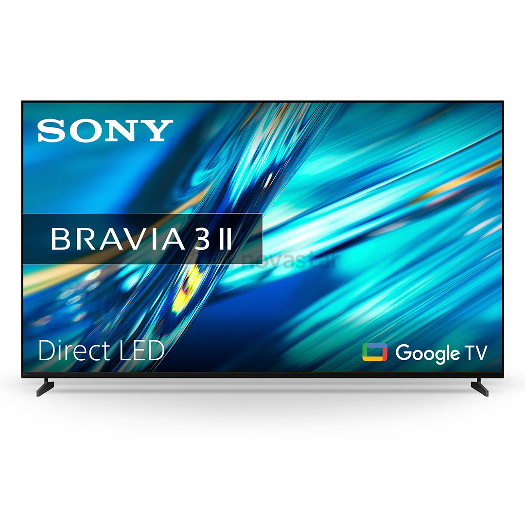Sony BRAVIA 3 II XR39, 75'', 4K UHD, LED LCD, black - TV