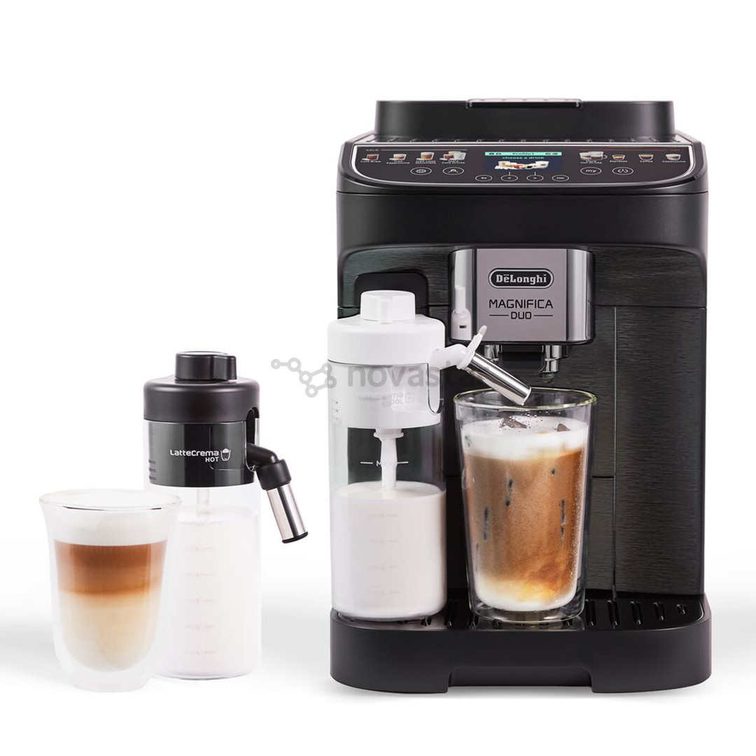 DeLonghi Magnifica Duo, juodas - Kavos aparatas