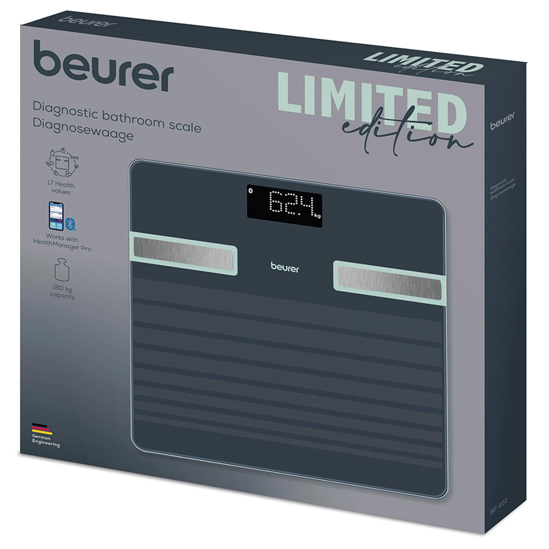 Beurer BF 451 Limited Edition 2026, Bluetooth®, dark blue - Diagnostic bathroom scale