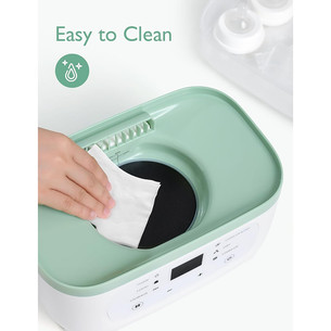 Momcozy, 8 viename, baltas/žalias - Kūdikių buteliukų garinis sterilizatorius