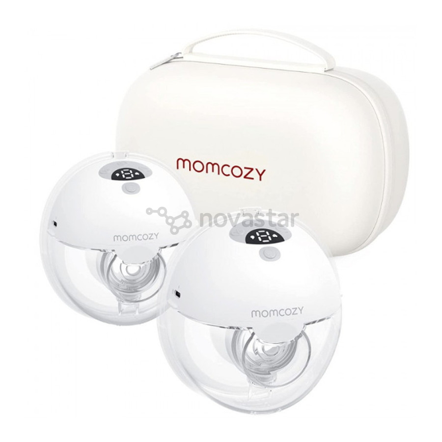 Momcozy M5 Wearable, dvigubas, baltas - Pientraukis