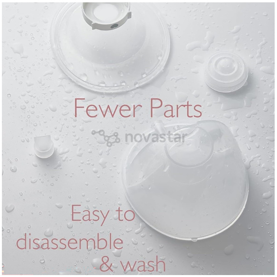 Momcozy M5 Wearable, dvigubas, baltas - Pientraukis