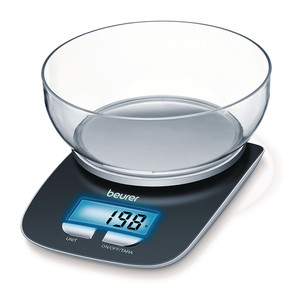 Beurer Limited Edition 2026, up to 3 kg, grey - Digital kitchen scale with bowl