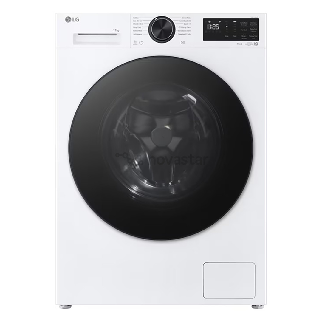 LG TurboWash 360˚, 11 kg, depth 56.5 cm, 1400 rpm - Front load washing machine F4X5011TLB.ABWQPMR