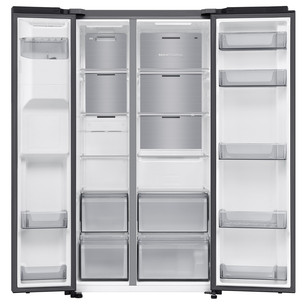 Samsung Bespoke AI, NoFrost, 640 L, aukštis 179 cm, juodas - SBS Šaldytuvas