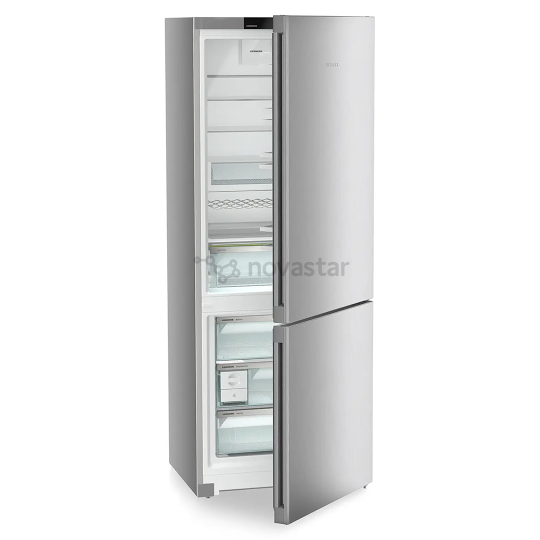 Liebherr plus NoFrost, 485 L, aukštis 202 cm, sidabro spalvos - Šaldytuvas