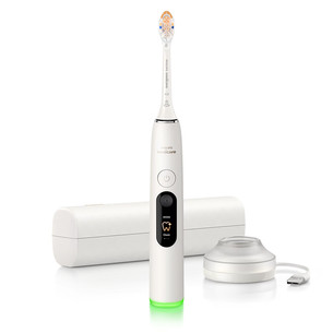 Philips Sonicare DiamondClean 8000, baltas - Elektrinis dantų šepetėlis HX8311/11
