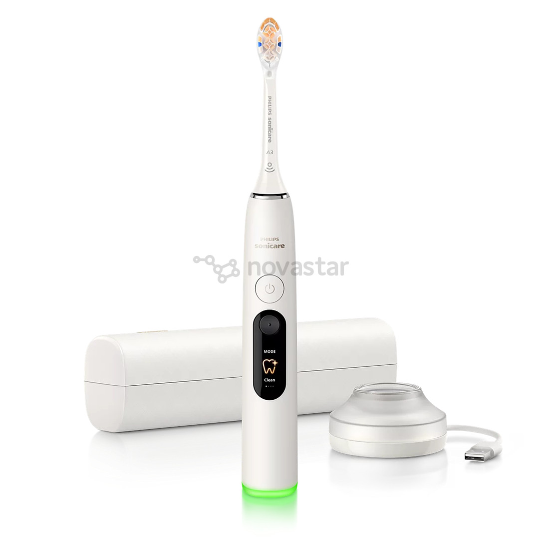 Philips Sonicare DiamondClean 8000, baltas - Elektrinis dantų šepetėlis