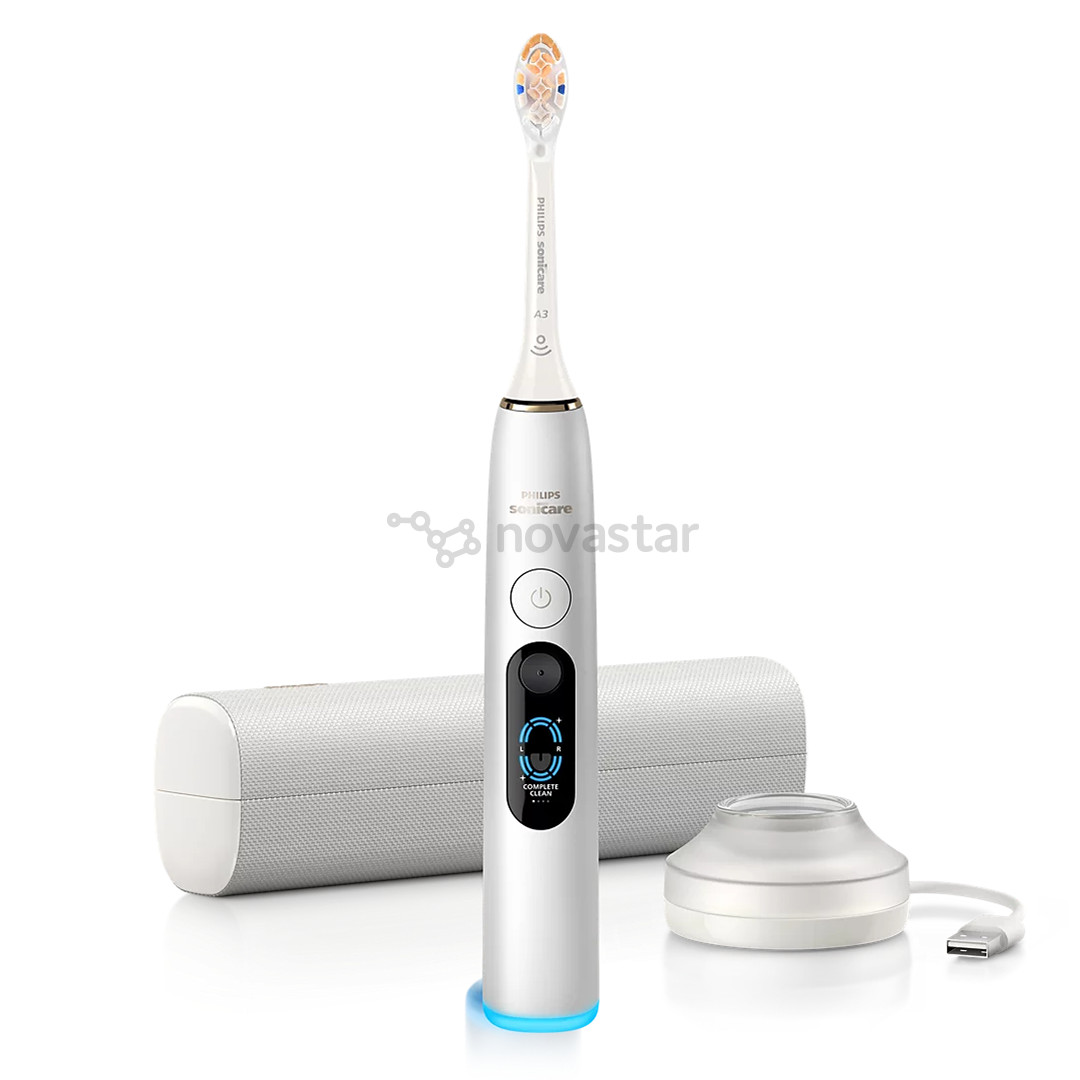 Philips Sonicare DiamondClean 9000, sidabro spalvos/baltas - Elektrinis dantų šepetėlis