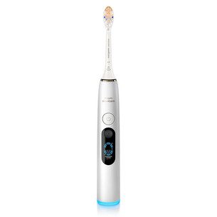 Philips Sonicare DiamondClean 9000, sidabro spalvos/baltas - Elektrinis dantų šepetėlis