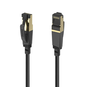 Hama Ethernet Cable, Cat 8, 5 m, black - Network cable 00202003