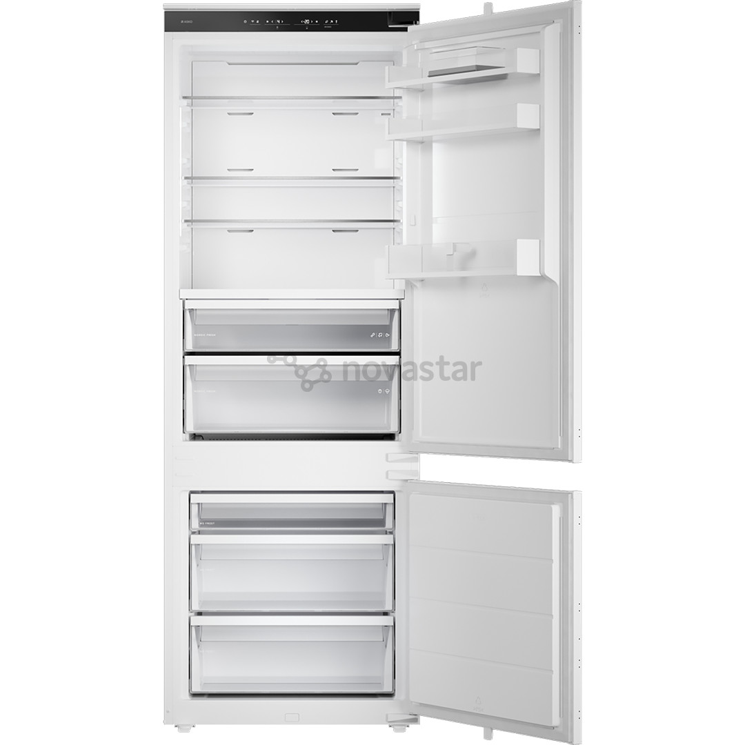 Asko, NoFrost, 242 L, height 178 cm - Built-in refrigerator