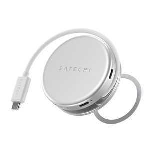 Satechi OntheGo 5-in-1 Multiport Adapter, sidabro spalvos - Adapteris