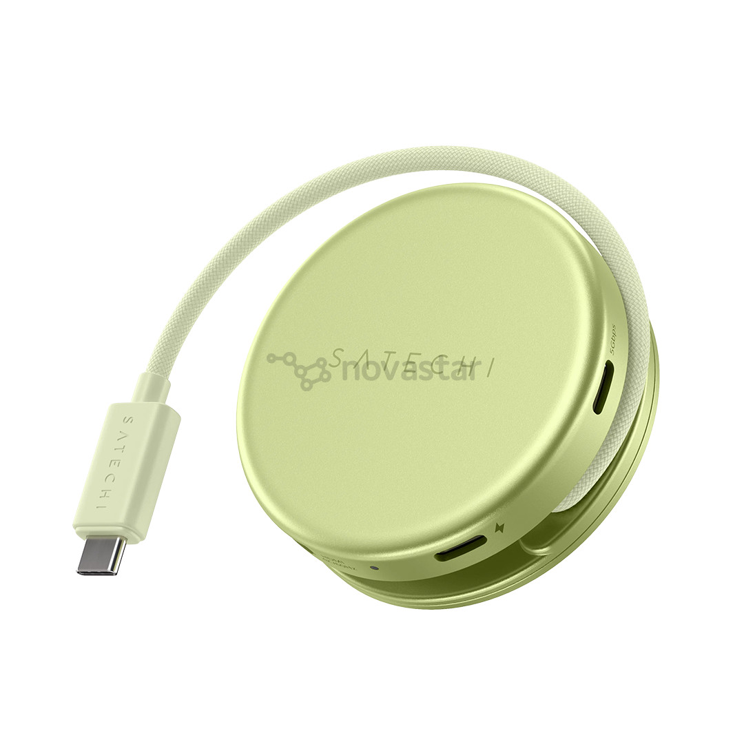 Satechi OntheGo 5-in-1 Multiport Adapter, geltonas - Adapteris