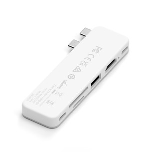 Satechi USB-C Snap Hub, MacBook Neo, sidabro spalvos - Adapteris