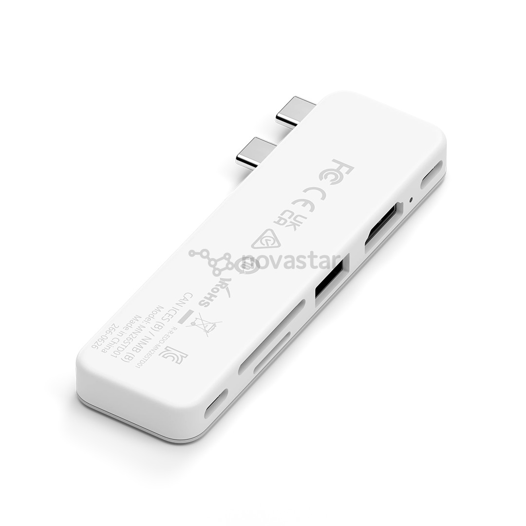 Satechi USB-C Snap Hub, MacBook Neo, sidabro spalvos - Adapteris