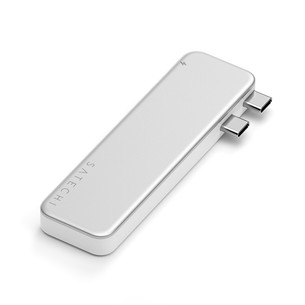 Satechi USB-C Snap Hub, MacBook Neo, sidabro spalvos - Adapteris