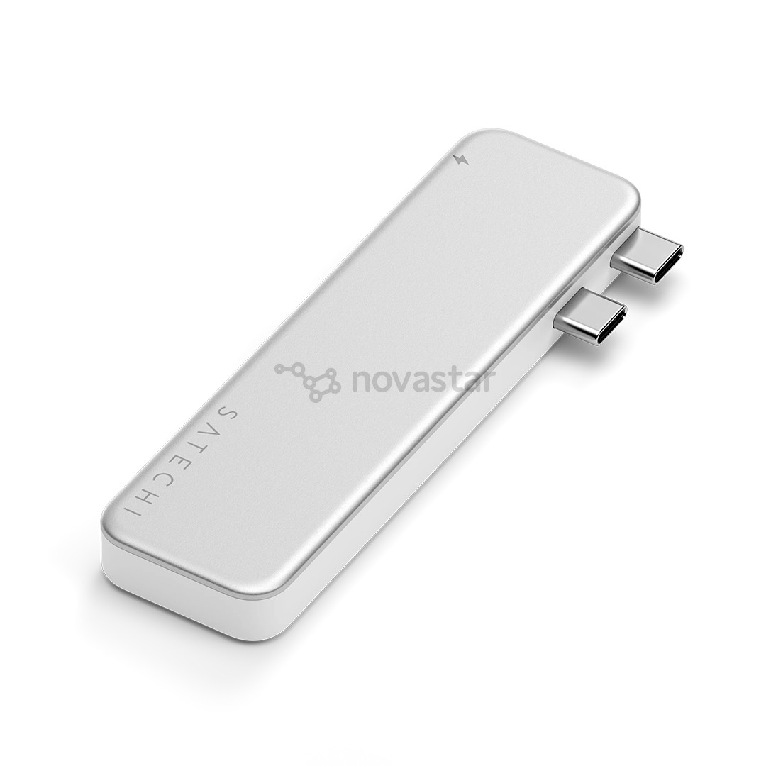 Satechi USB-C Snap Hub, MacBook Neo, sidabro spalvos - Adapteris