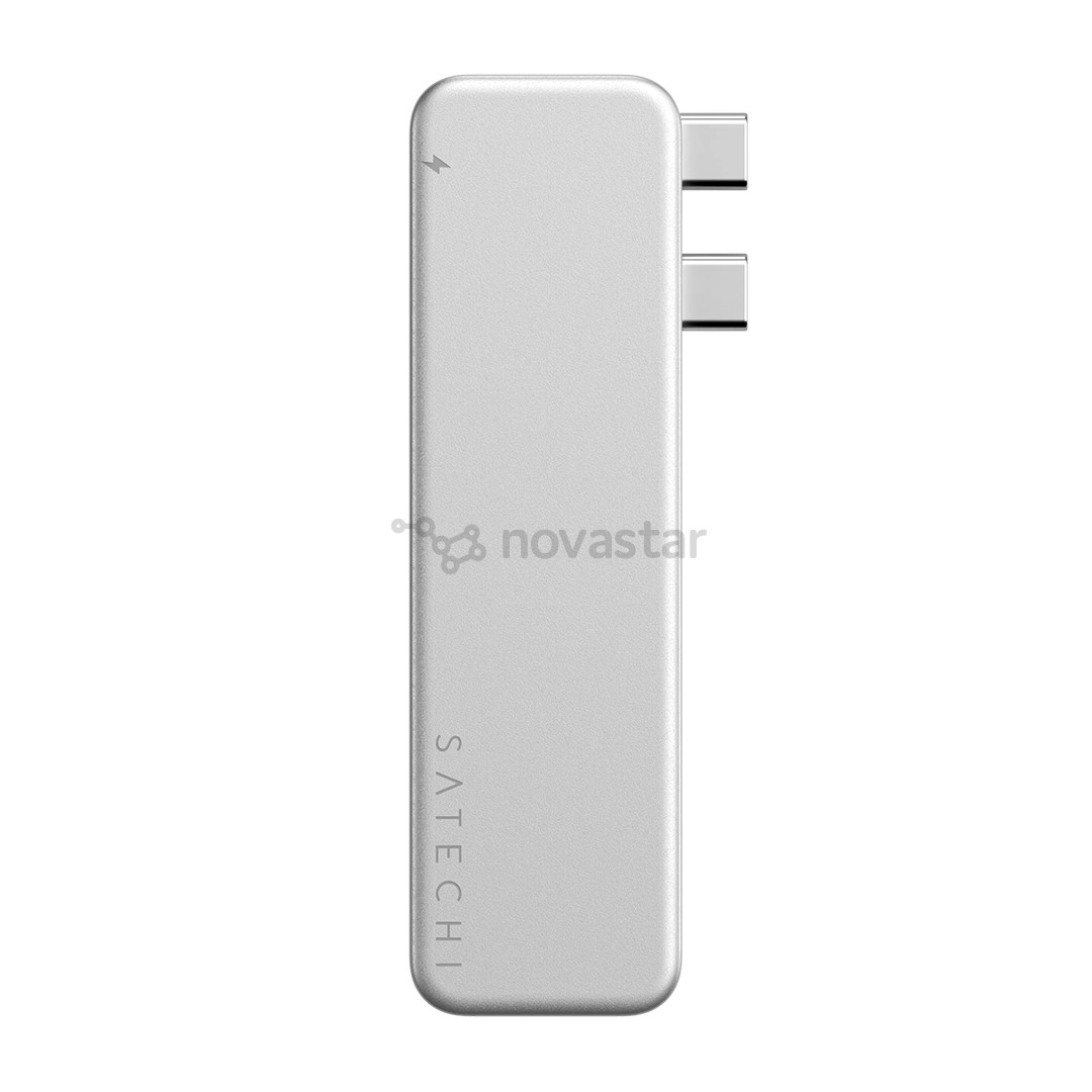 Satechi USB-C Snap Hub, MacBook Neo, sidabro spalvos - Adapteris