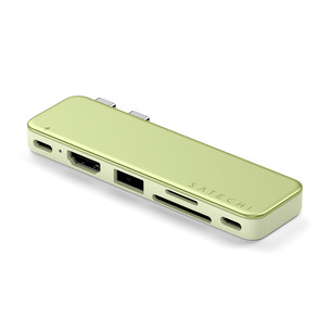 Satechi USB-C Snap Hub, MacBook Neo, geltonas - Adapteris