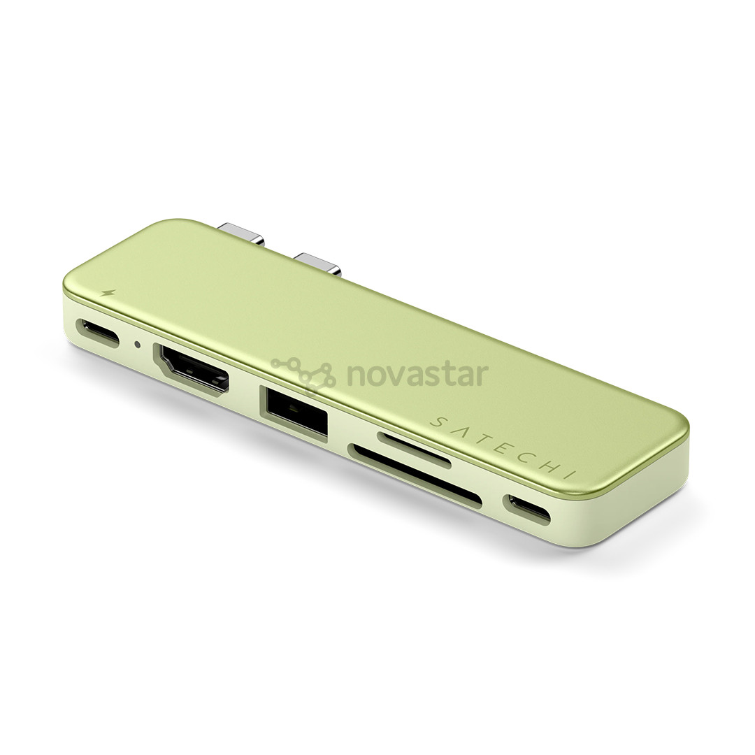 Satechi USB-C Snap Hub, MacBook Neo, geltonas - Adapteris